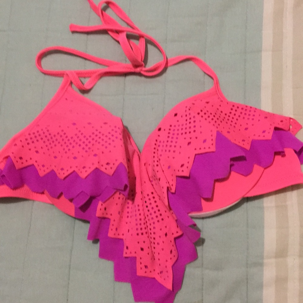 PINK Sz medium swim top